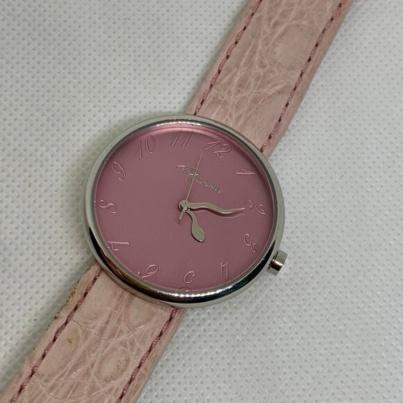 Roberto Cavalli watch 36mm genuine crocodile Italy leather up to 7” running - Picture 2 of 9